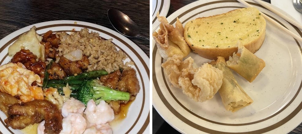 China Buffet Menu